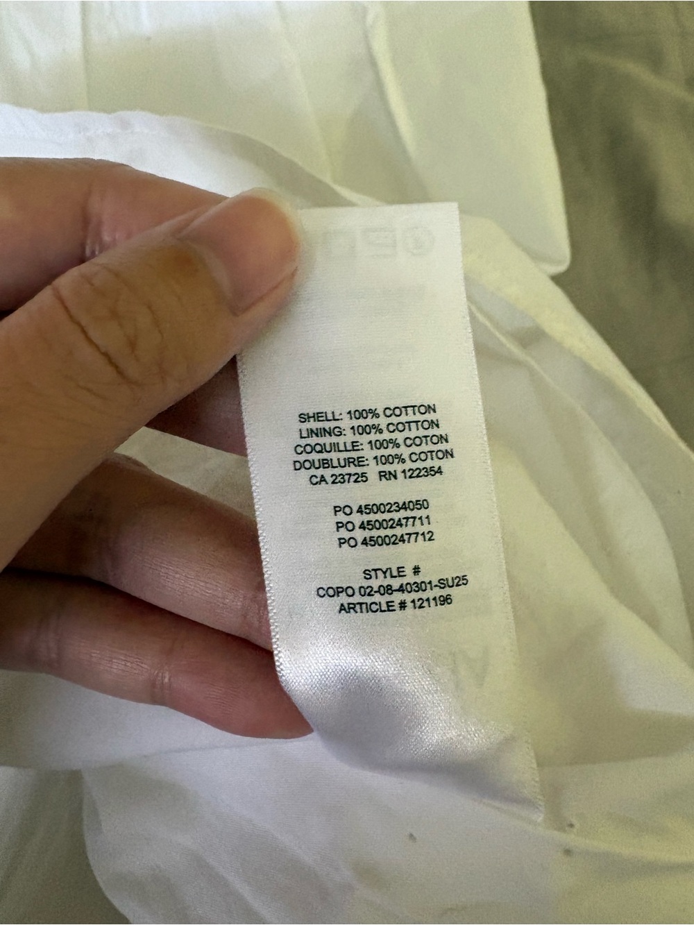 NWT Aritzia Sunday Best Martine Poplin Midi Dress White M - Picture 8 of 8